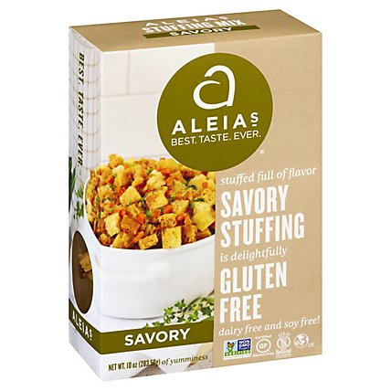 Aleias Stuffing Mix Savory Box - 10 Oz - Image 1