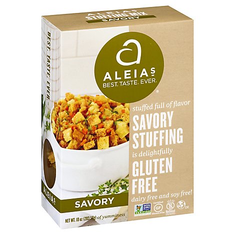 Aleias Stuffing Mix Savory Box - 10 Oz