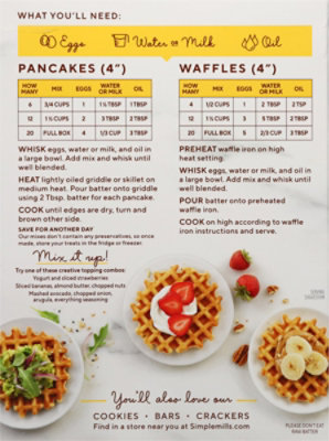 Simple Mil Mix Pancake And  Waf - 10.68 Oz - Image 6