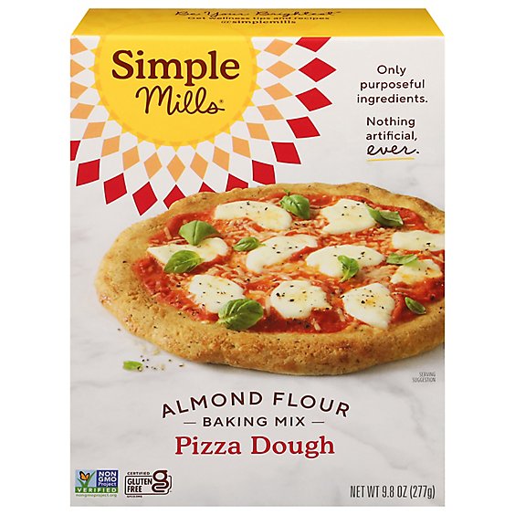 Simple Mills Almond Flour Mix Pizza Dough - 9.8 Oz
