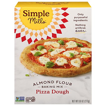 Simple Mills Almond Flour Mix Pizza Dough - 9.8 Oz - Image 1