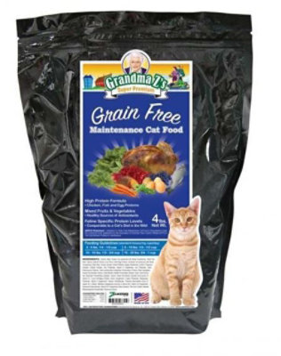 Grandma Zs Cat Food Premium Grain Free Maintenance Bag - 4 Lb