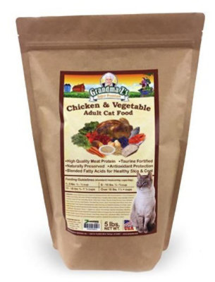 Grandma Zs Cat Food Premium Adult Chicken Vegetable 5 Lb