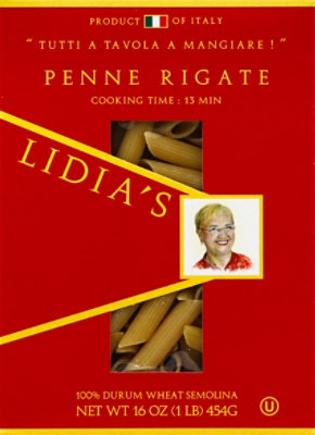 Lidias Pasta Penne Rigate Box - 16 Oz - Image 2