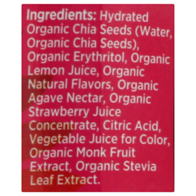 Mama Chia Vitality Beverage Strawberry Lemon Organic - 10 Fl. Oz. - Image 4