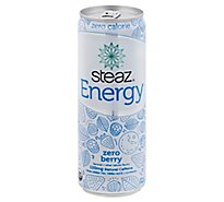 steaz Energy Green Tea Organic Berry Zero Calorie - 12 Fl. Oz.