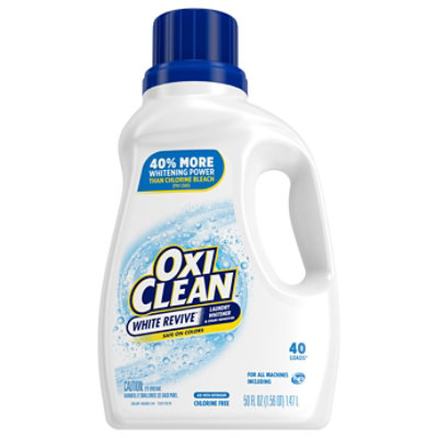 OxiClean White Revive Liquid Laundry Whitener And Stain Remover - 50 Oz - Image 3