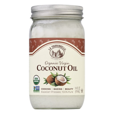 La Tourangelle Organic Coconut Oil Virgin - 14 Fl. Oz. - Image 4