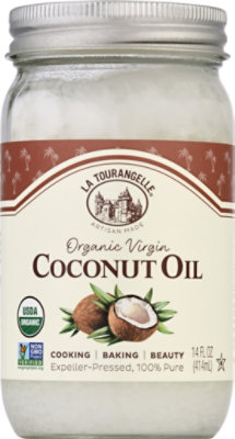 La Tourangelle Organic Coconut Oil Virgin - 14 Fl. Oz. - Image 1