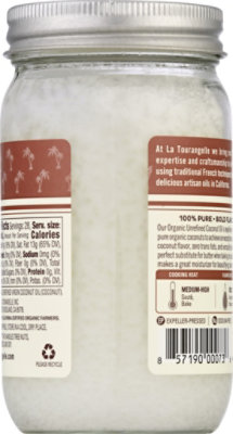 La Tourangelle Organic Coconut Oil Virgin - 14 Fl. Oz. - Image 6