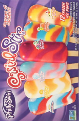 PhillySwirl Swirl Stix Frozen Dessert Assorted - 12-1.65 Fl. Oz. - Image 4