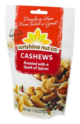 Sunshine Nut Company Cashews Roasted with a Spark of Spices - 7 Oz - Image 4