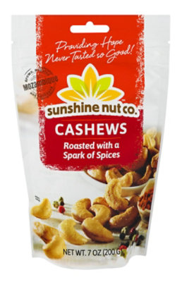 Sunshine Nut Company Cashews Roasted with a Spark of Spices - 7 Oz - Image 6