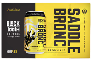 Blacktooth Brown Ale In Cans - 6-12 Fl. Oz. - Image 1