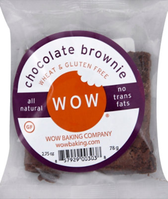 Wow Cookie Chocolate Brownie Gluten Free - Each - Image 2
