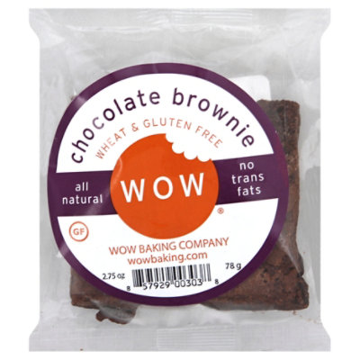 Wow Cookie Chocolate Brownie Gluten Free - Each - Image 1