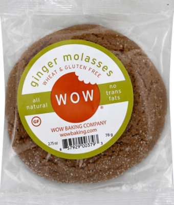 Wow Cookie Ginger Molasses Gluten Free - Each - Image 2