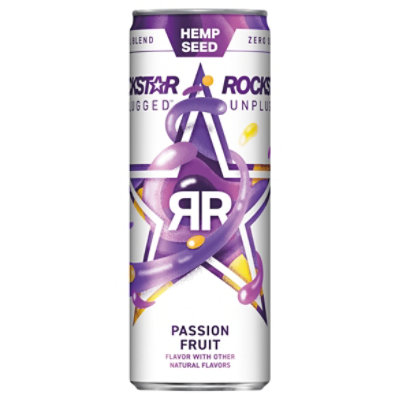 Rockstar Unplugged Passion Fruit - 12 Fl Oz - Image 3