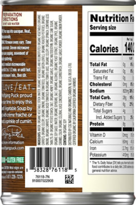 Wolfgang Puck Soup Organic Hearty Lentil Vegetable - 14.5 Oz - Image 6
