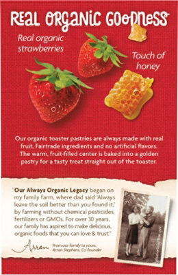 Natures Path Organic Toaster Pastries Unfrosted Berry Strawberry - 11 Oz - Image 6