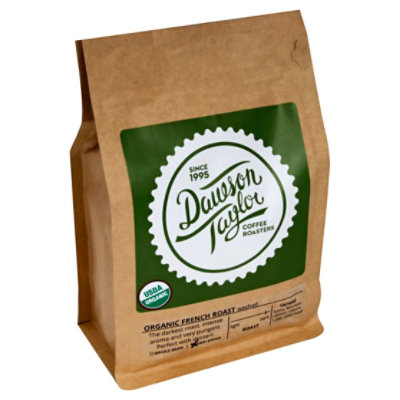 Dawson Taylor Organic French Roast Coffee - 12 Oz