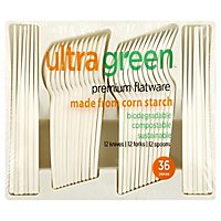 Ultra Green Flatware Premium Pack - 36 Count - Image 1