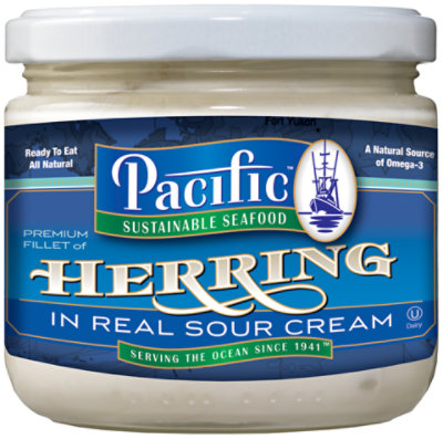 Pacifc Seafood Herrng In Sr Crm - 12 Oz