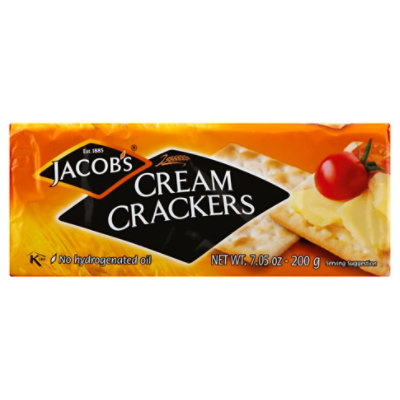 Jacobs Crackers Cream - 7.05 Oz - Image 1