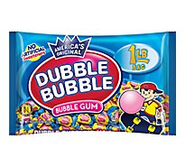 Dubble Bubble Twist Wrap Bubble Gum Bag - 16 Oz