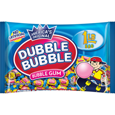 Dubble Bubble Gum - Short Twist Wrap - Bulk