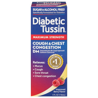 Diabetic Tussin Cgh Supp Mx - 4 Fl. Oz. - Image 3