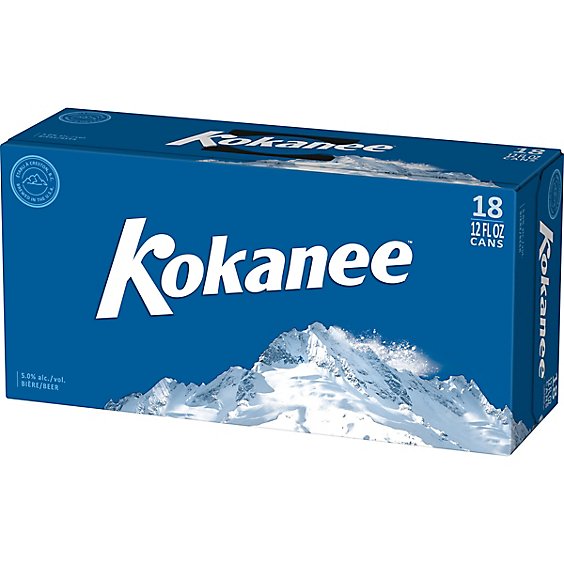 Kokanee Beer Cans - 18-12 Fl. Oz.