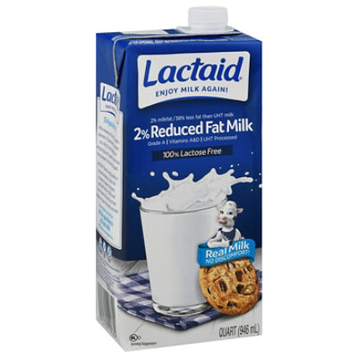  Reduced Fat Lactose Free Lactaid Milk 2%  - Image 1