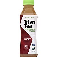 Titan Tea Electrolyte Cold Brewed Green Tea Pomegranate Organic Lightly Sweetened - 16 Fl. Oz. - Image 2