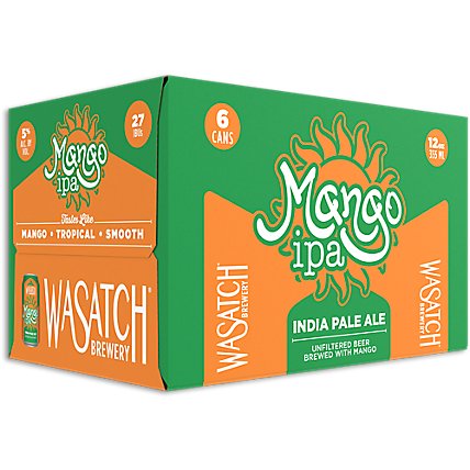 Wasatch Mango IPA Can - 6-12 Oz - Image 1