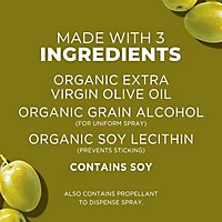 PAM Organic Extra Virgin Olive Oil Non GMO Cooking Spray - 5 Oz - Image 5