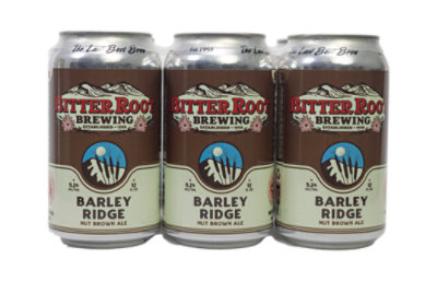 Bitterroot Nut Brown Ale In Cans - 6-12 Fl. Oz. - Image 1