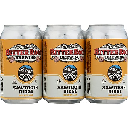 Bitter Root Sawtooth Ale In Cans - 6-12 Fl. Oz. - Image 4