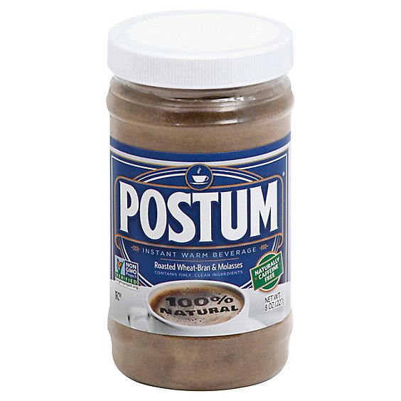 Postum Beverage Instant Warm Roaster Wheat-Bran & Molasses - 8 Oz