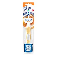Spinbrush Pro Clean Battery Powered Medium Bristles Gold Or Blue Toothbrush - Each - Image 1