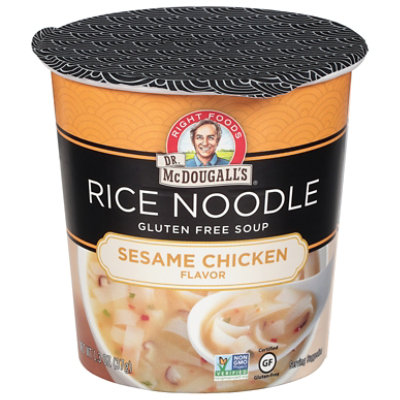 Dr. McDougalls Soup Gluten Free Rice Ramen Sesame Chicken Flavor - 1.3 Oz - Image 3