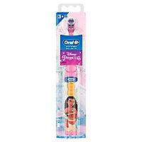 Oral-B Kids Toothbrush Battery Powered Kids 3+ Disney Princess Soft Bristles - Each - Image 2
