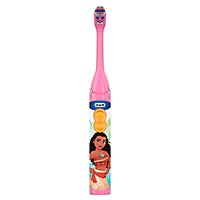 Oral-B Kids Toothbrush Battery Powered Kids 3+ Disney Princess Soft Bristles - Each - Image 1