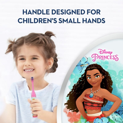 Oral-B Kids Toothbrush Battery Powered Kids 3+ Disney Princess Soft Bristles - Each - Image 7