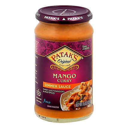 Pataks Mango Chicken Sauce - 15 Oz - Image 1