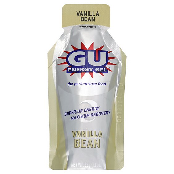 Gu Energy Gel Vanilla Bean - 1.1 Oz