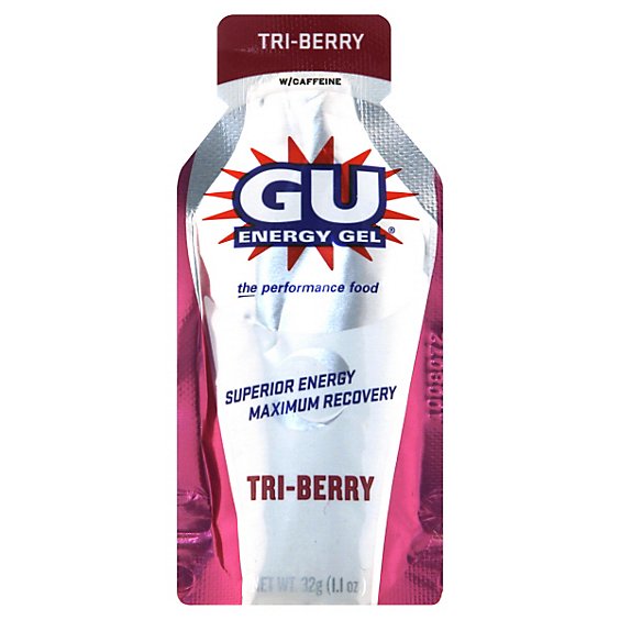 Gu Energy Gel Tri Berry - 1.1 Oz