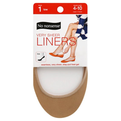 No nonsense Socks Liner Hidden Very Sheer Womens Size - Each - Image 3