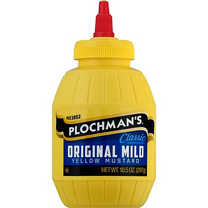 Plocmans Premium Mustard Mild Yellow - 10.5 Oz - Image 2
