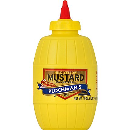 Plocmans Premium Mustard Mild Yellow - 19 Oz - Image 2